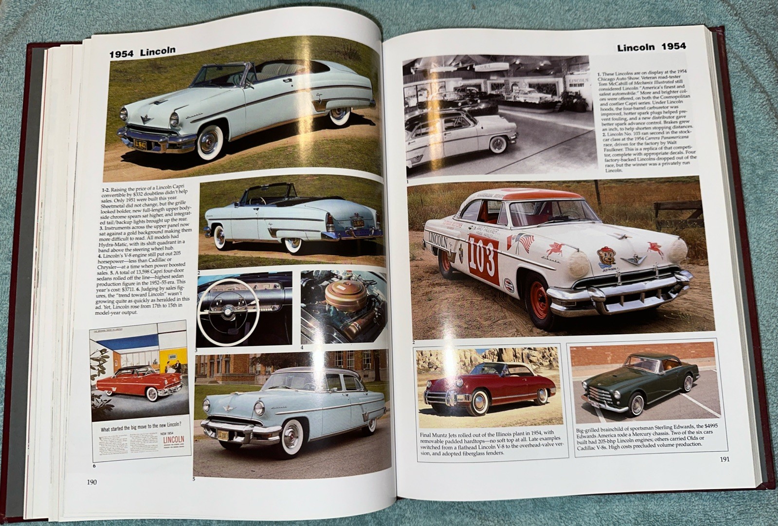 Cars of the 1950’s by James M. Flammang/Auto Editors of Consumer Guide 416 Pages