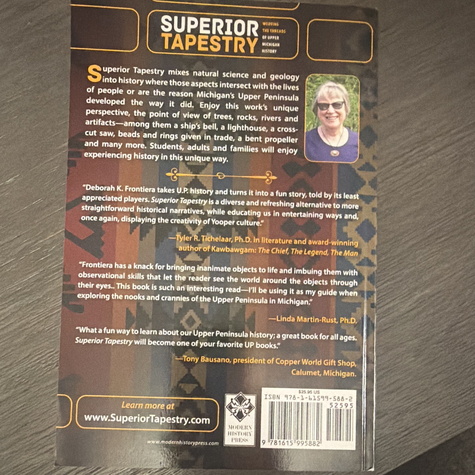 Deborah K. Frontiera Superior Tapestry Upper Michigan History TPB 2021