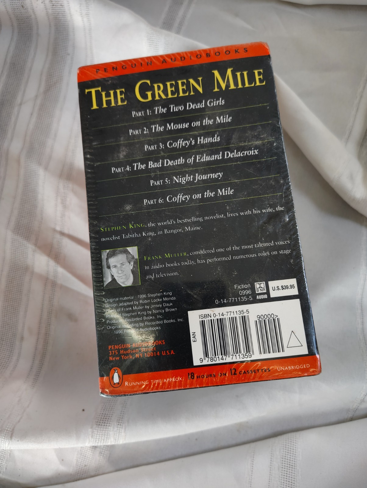 Stephen King The Green Mile Complete 6 Parts Audiobook Cassettes