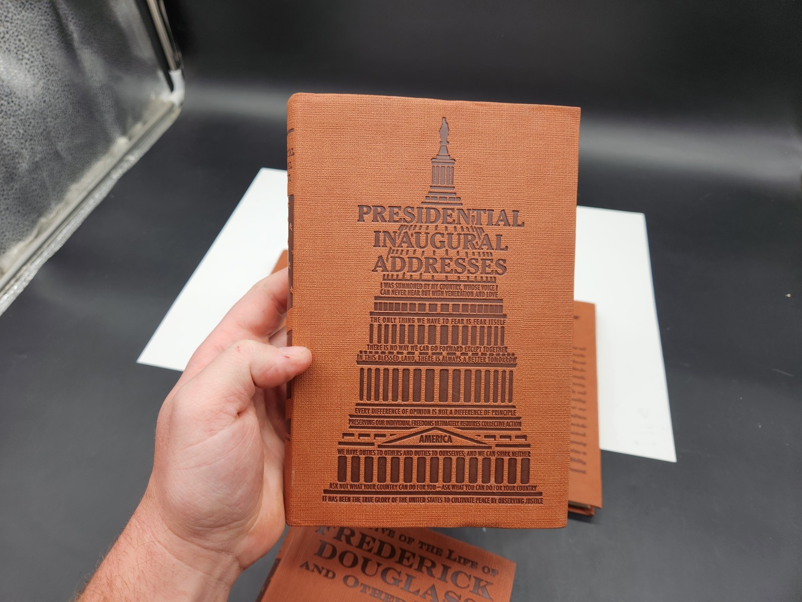 COMMON SENSE, FREDERICK DOUGLASS, FRANKLIN HAMILTON 5 Faux Leather