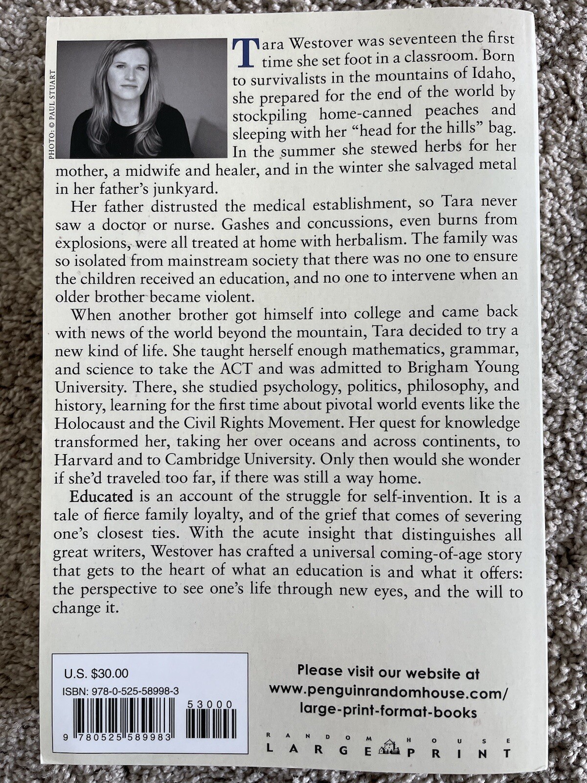 Educated A Memoir