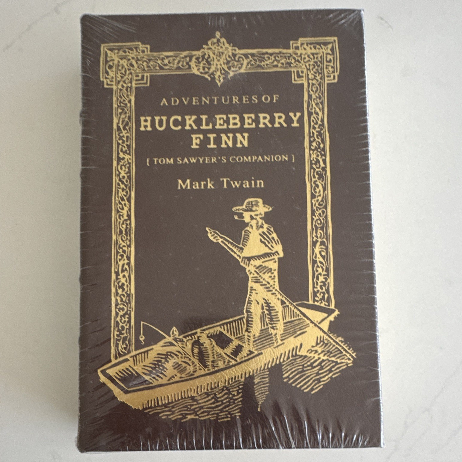 Adventures of Huckleberry Finn Hardcover Novel by Mark Twain. read description