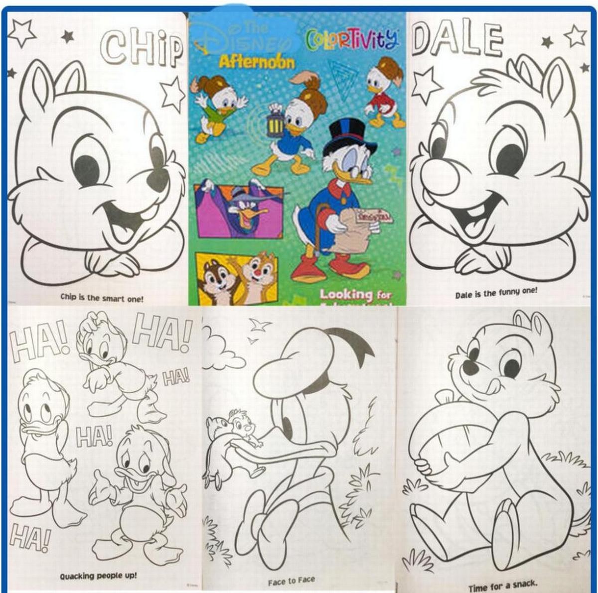 10 Disney Coloring Books Classic Movie Characters Full Size Books 700 Pages