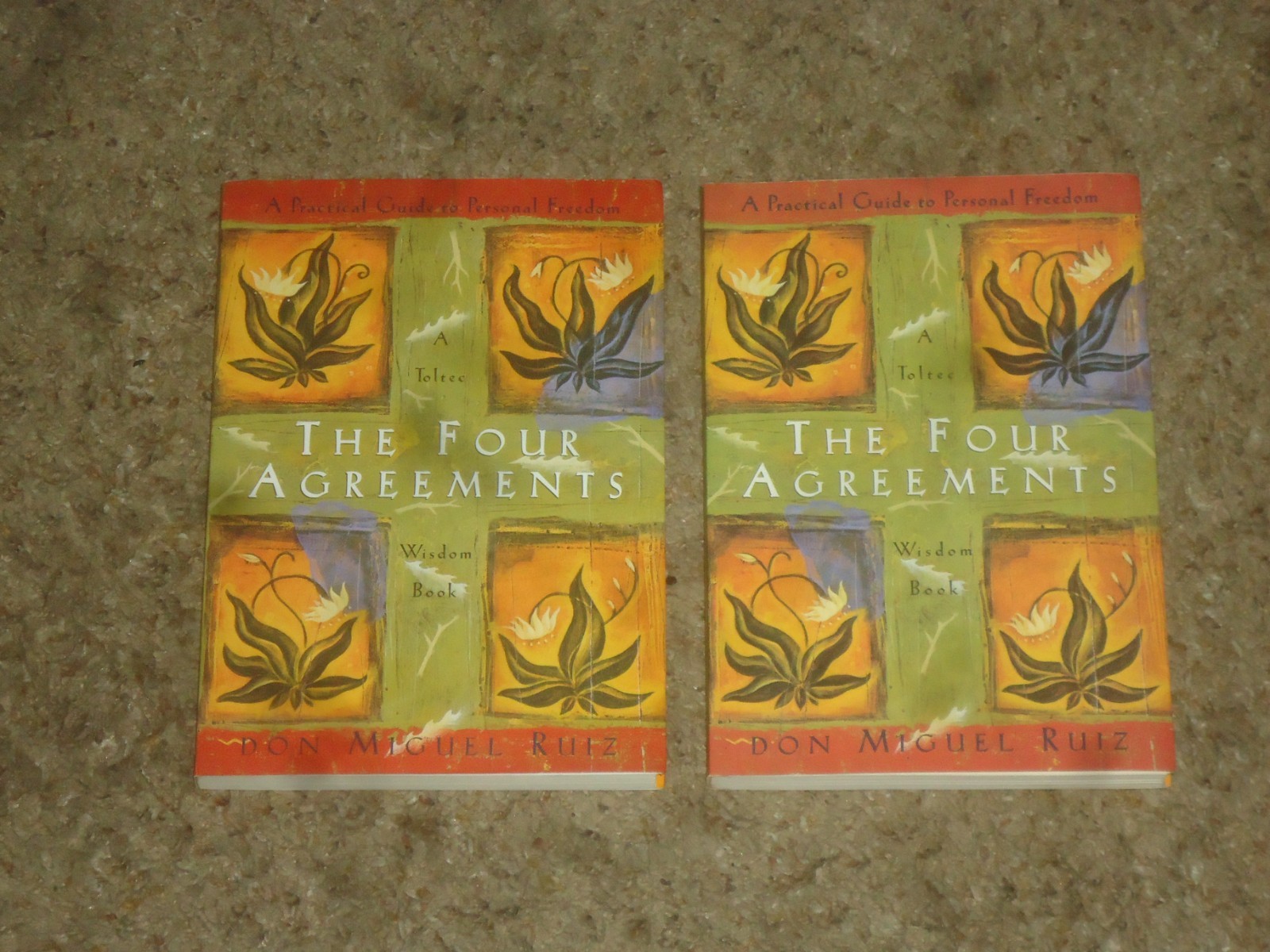 Lot 20 Copies The Four Agreements Don Miguel Ruiz + 1 Copy in Spanish
