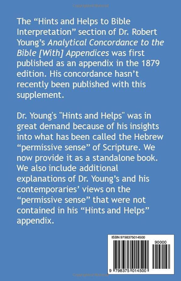 Hints and Helps to Bible Interpretation, Paperback, 84 Pages, English, NEW, USA.
