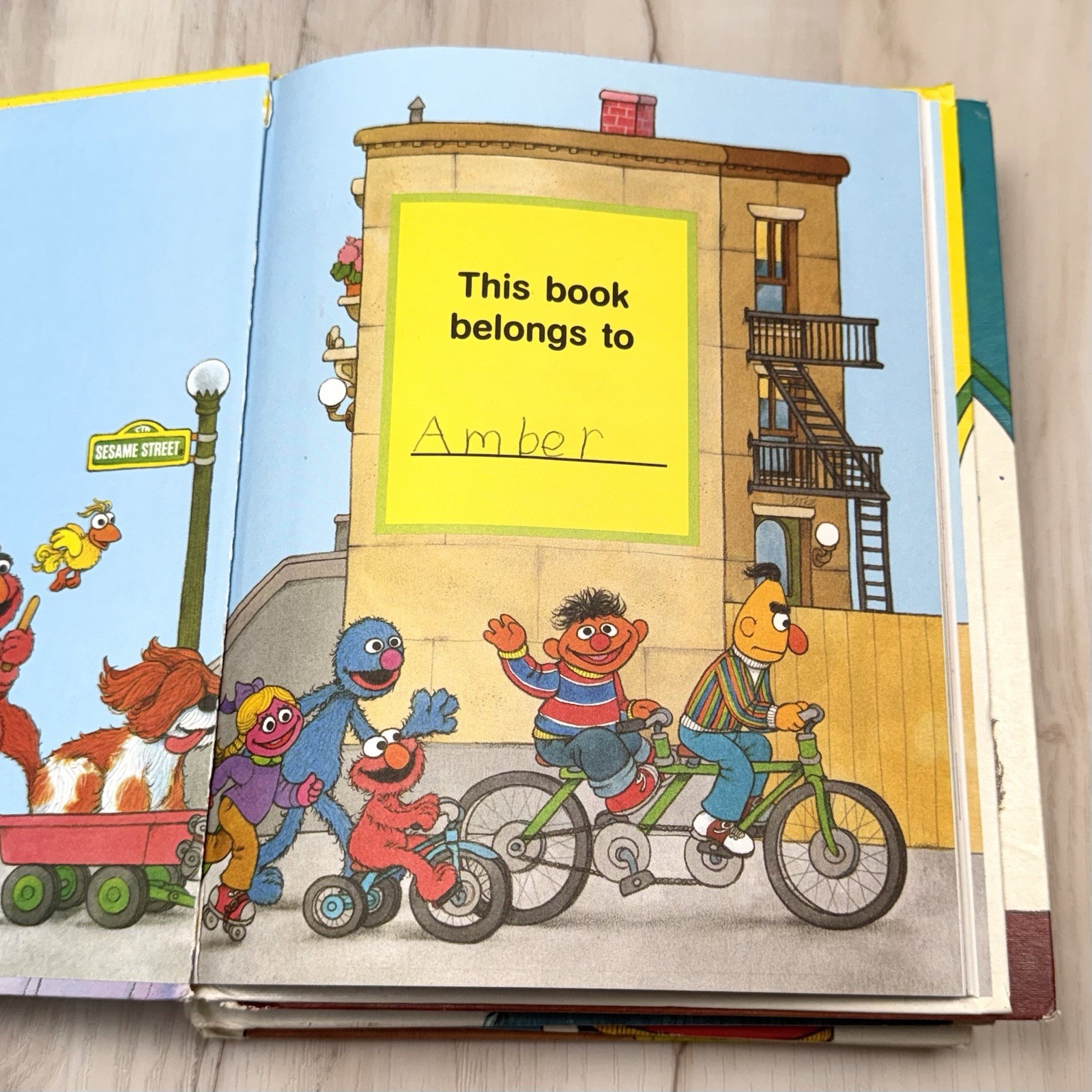 VTG Lot 6 On My Way With Sesame Street Children’s Hardcover BOOKS Volumes 1-6