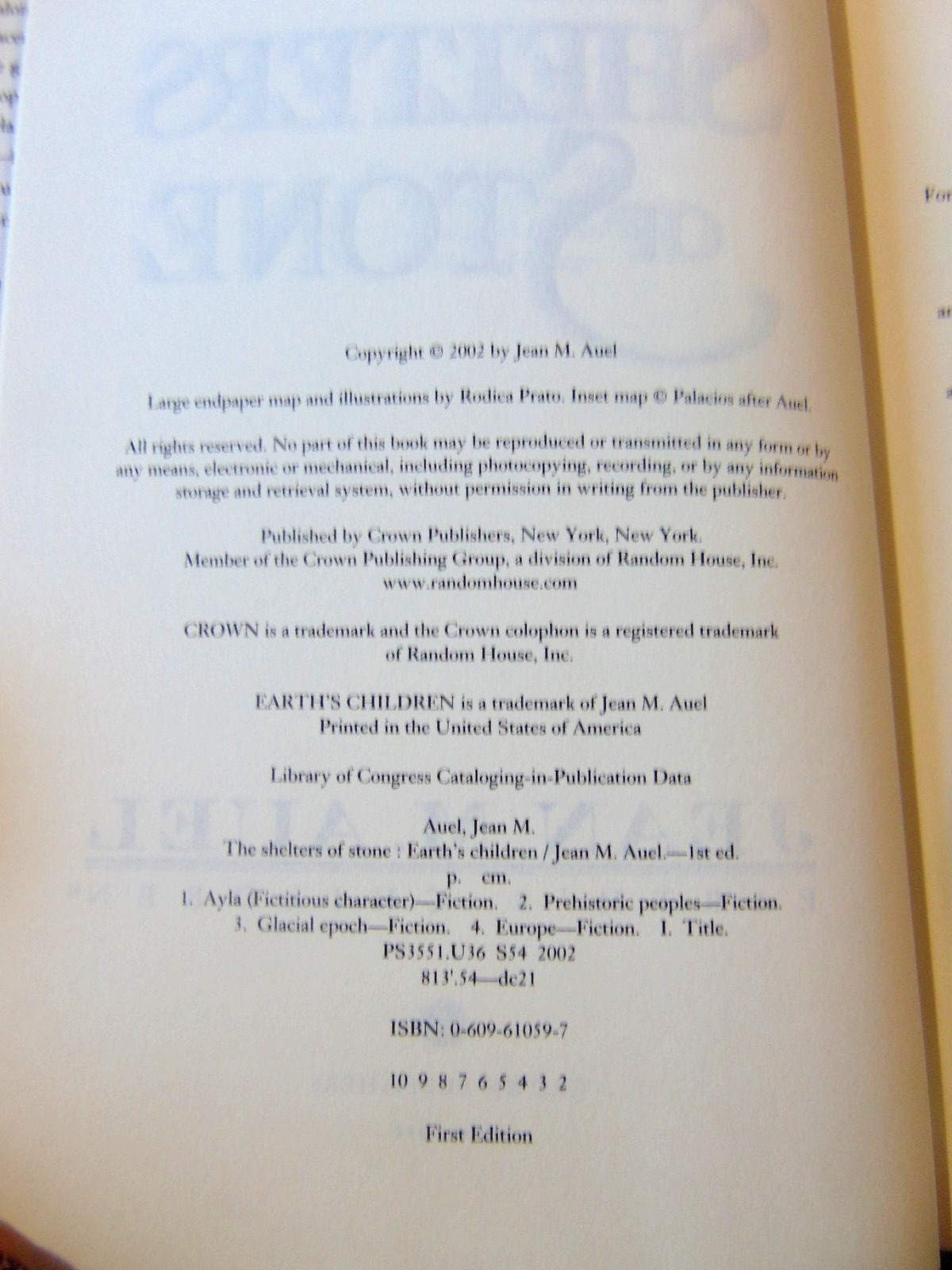 4 Jean M Auel Earth’s Children Hardback Dust Jacket 3 First Editions