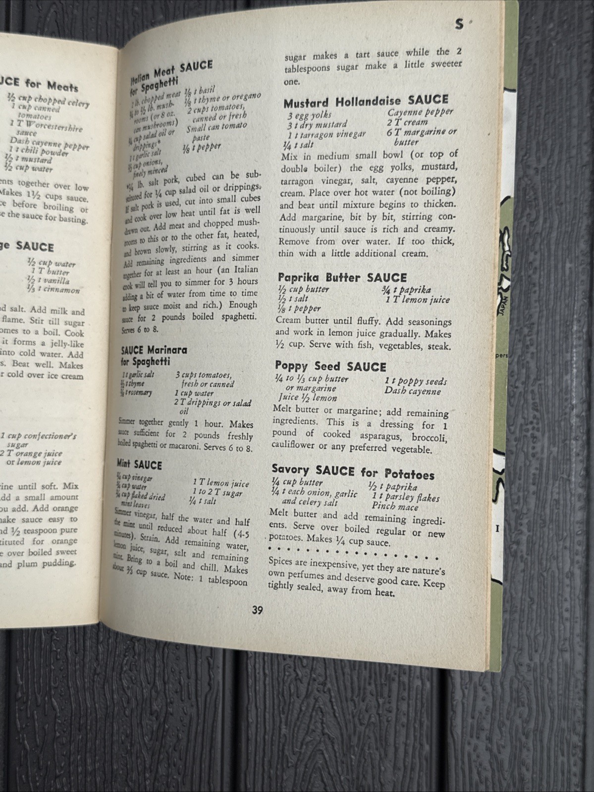 1950 The ABC of Spice Cookery Betty Lane Recipe Cookbook Paperback Spices Rare