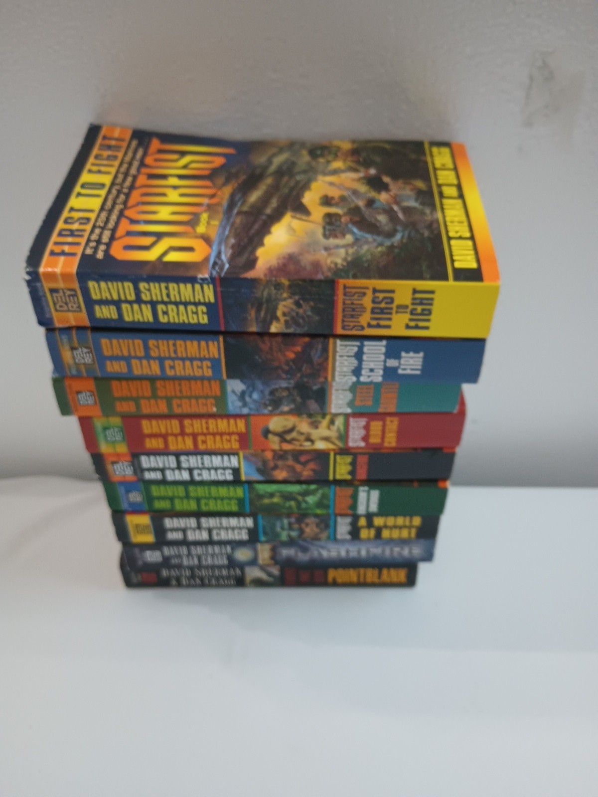 Lot 9 Starfist Books (Pocketbook Size) By David Sherman And Dan Cragg