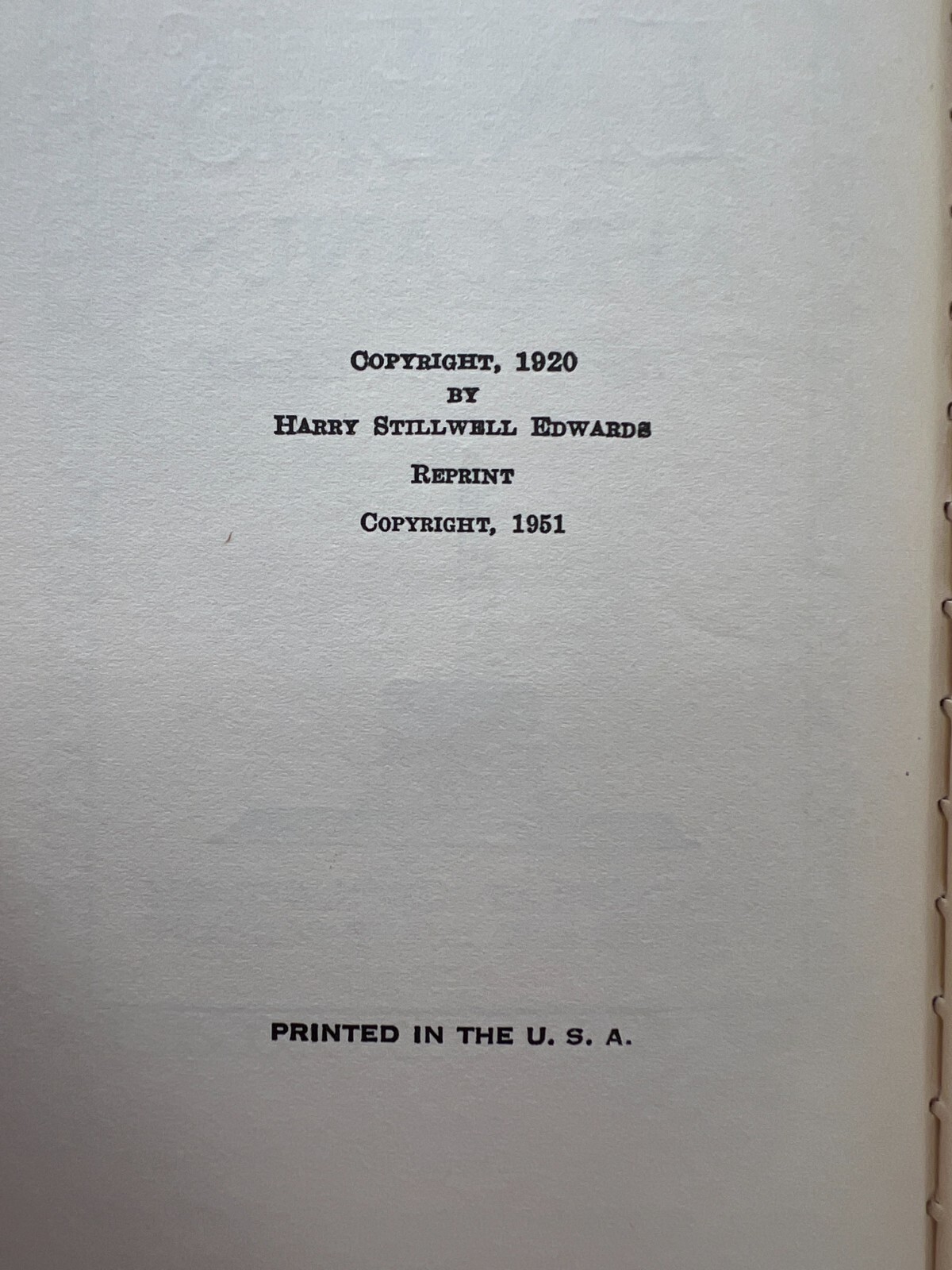 Eneas Africanus Harry Stillwell Edwards 1951 Hardcover Reconstruction