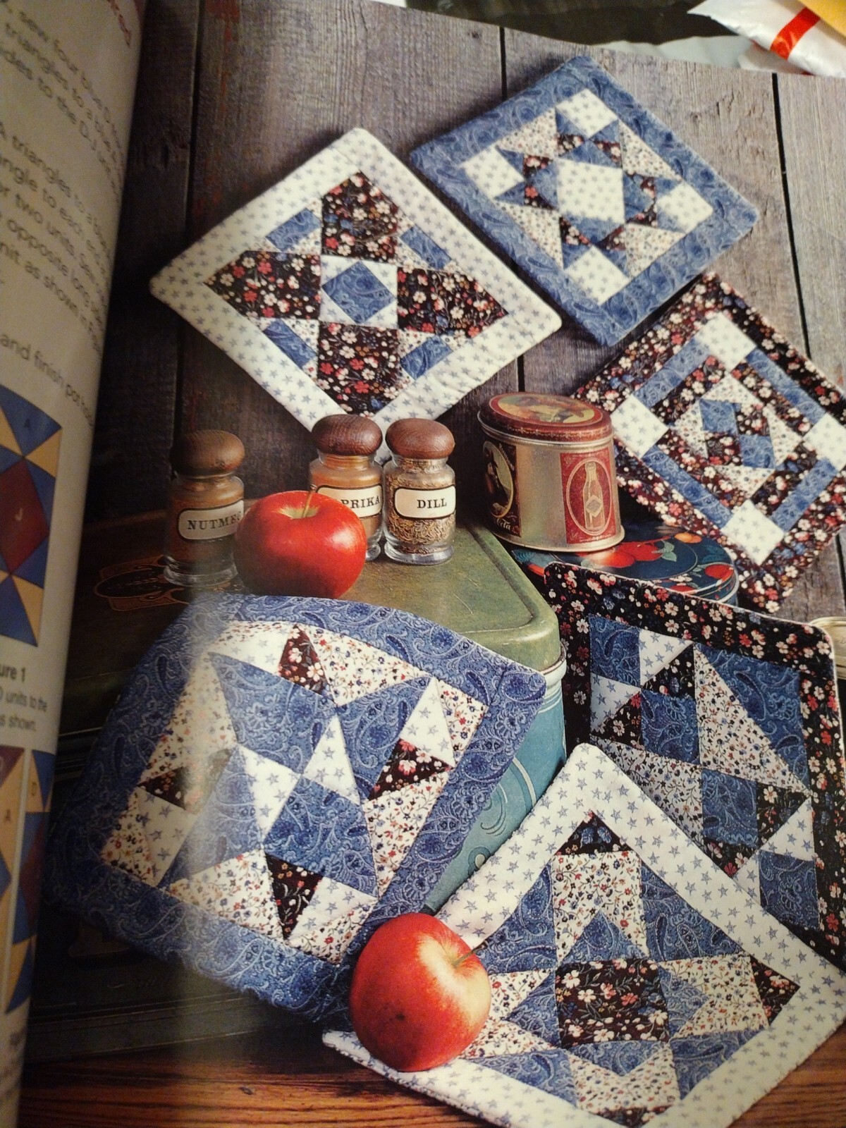 2292 100 Quick-to-Quilt Pot Holders by Jeanne Stauffer (2004, Trade Paperback)