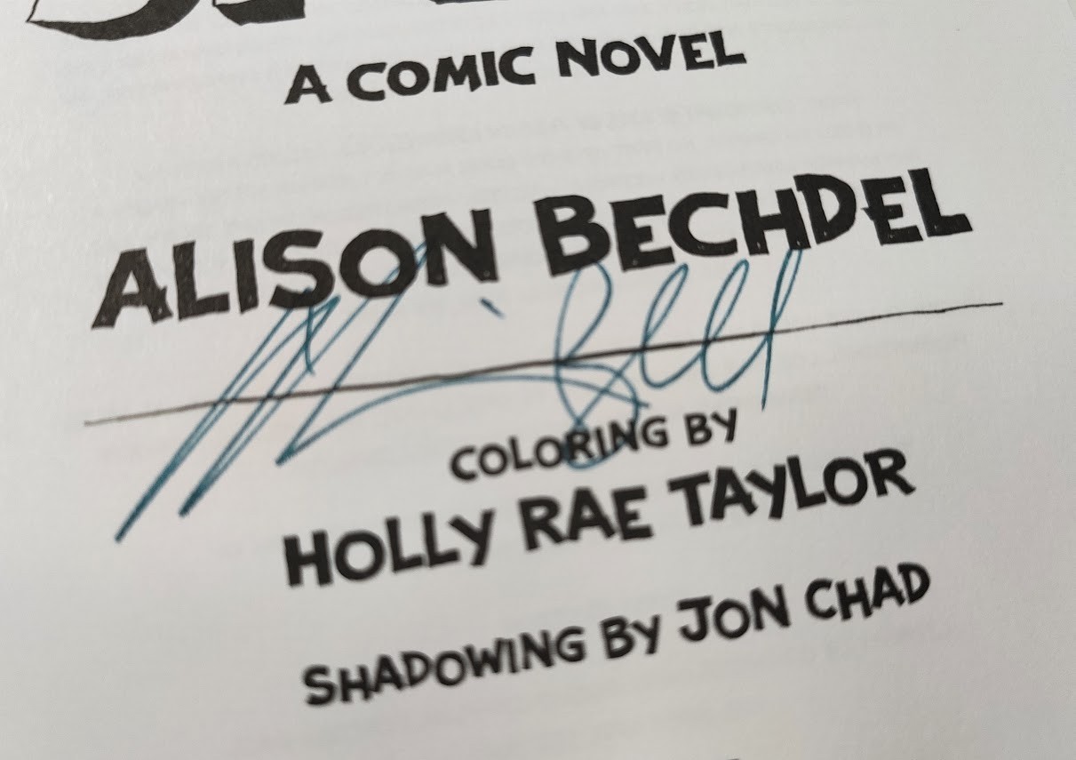 ** SIGNED ** Spent – Alison Bechdel – First Edition – Comic Novel Hardcover