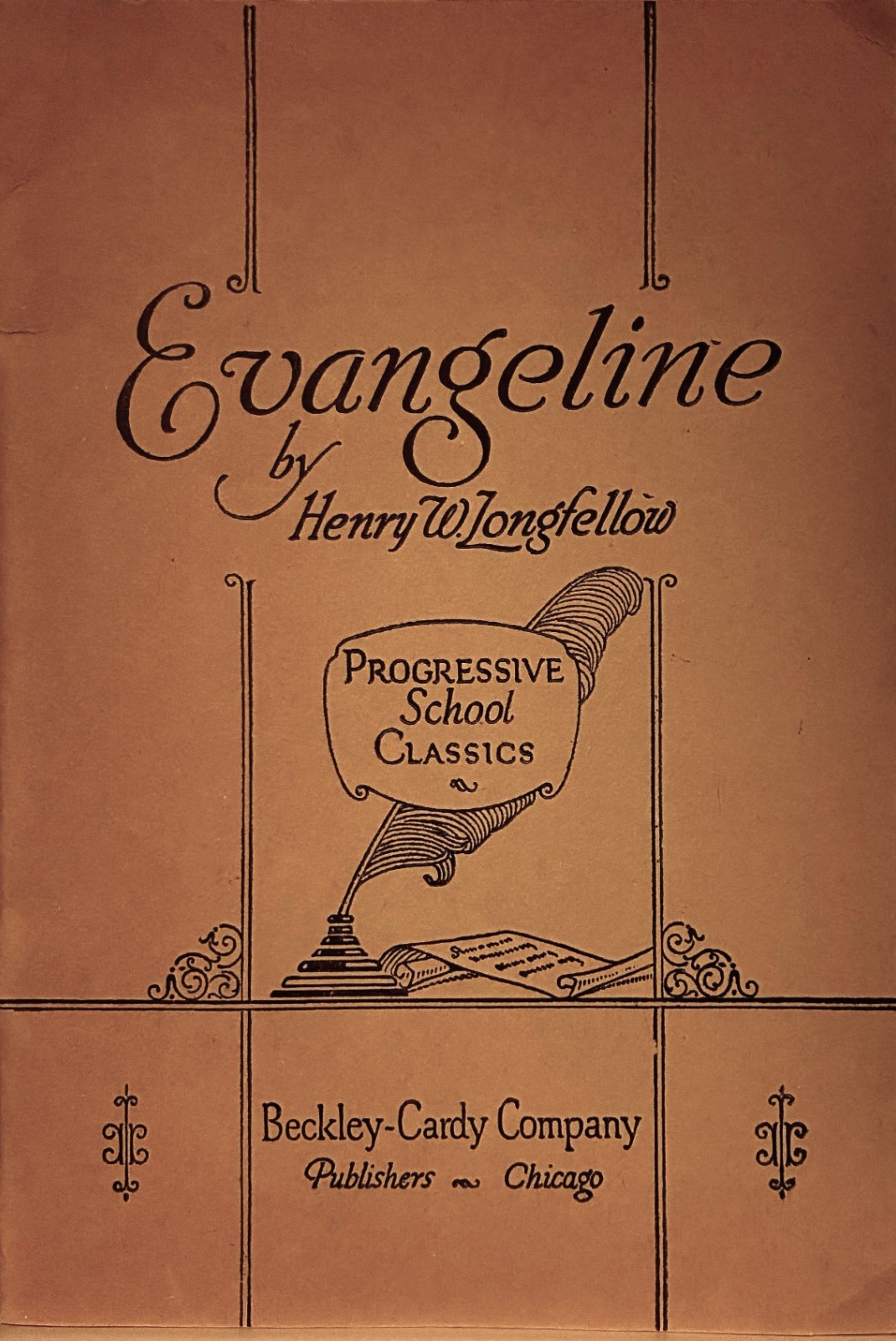 Evangeline (Paperback, 1914) Henry W Longfellow (Progressive School Classics)