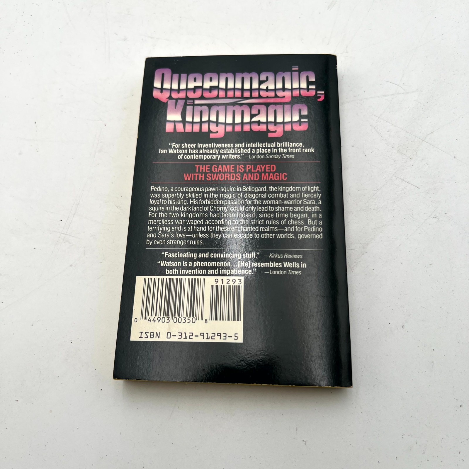 Queenmagic, Kingmagic by Ian Watson 1986 Science Fiction Fantasy Novel Book PB