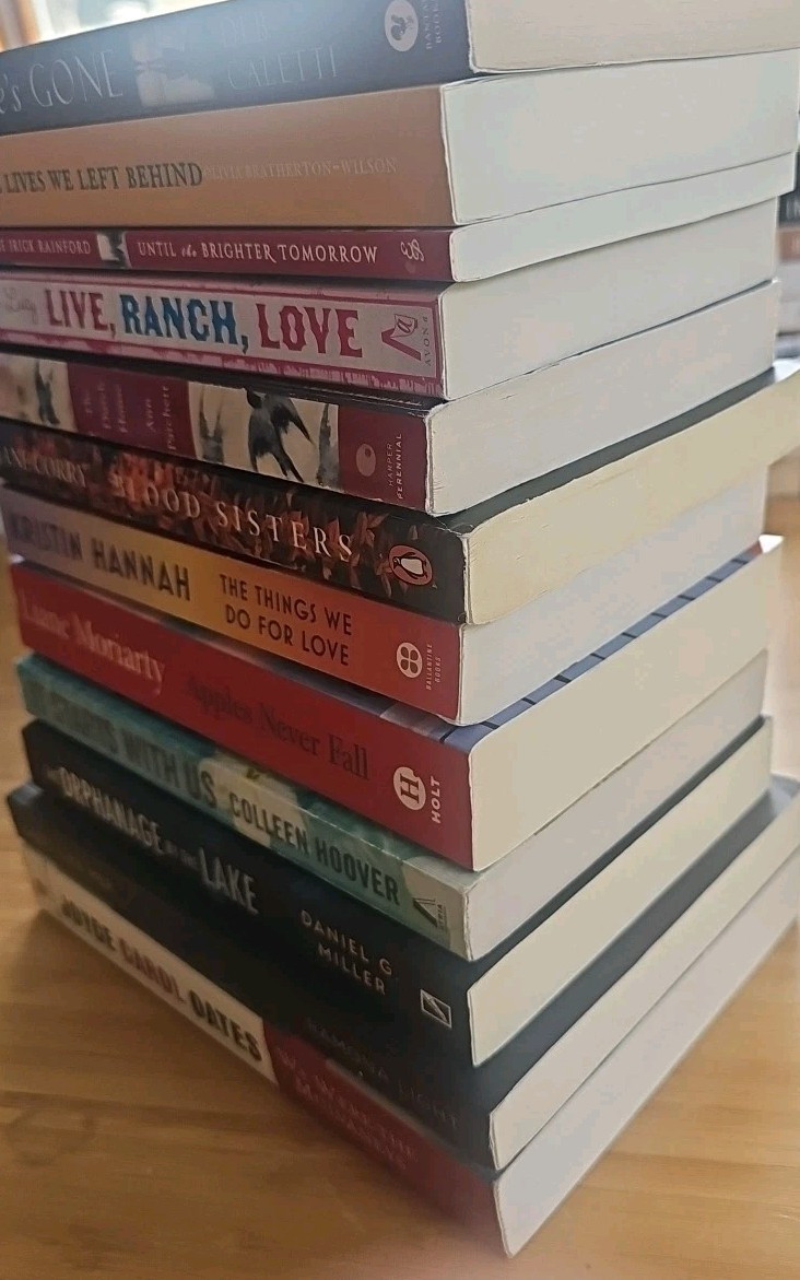 Book Lot 12 PB Colleen Hoover Kristin Hannah Liane Moriarty Ann Patchett