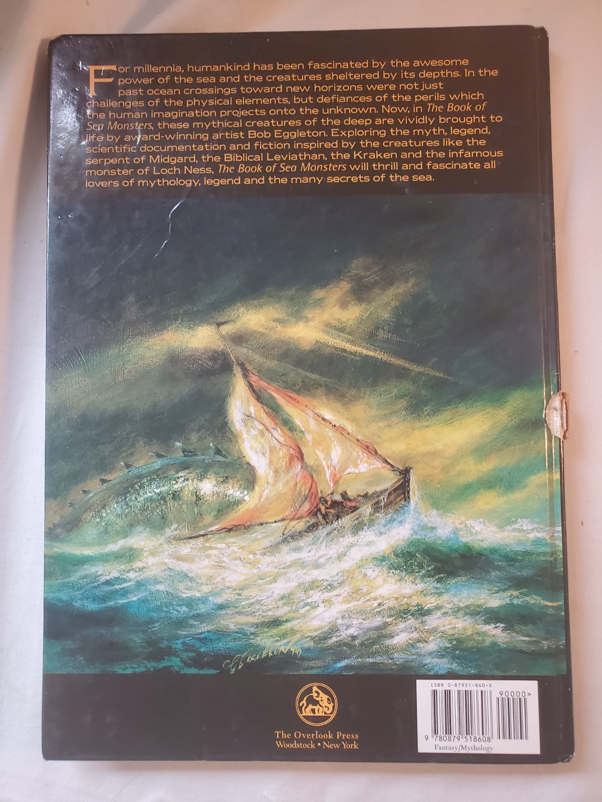 The Book of Sea Monsters – Hardcover – Bob Eggleton