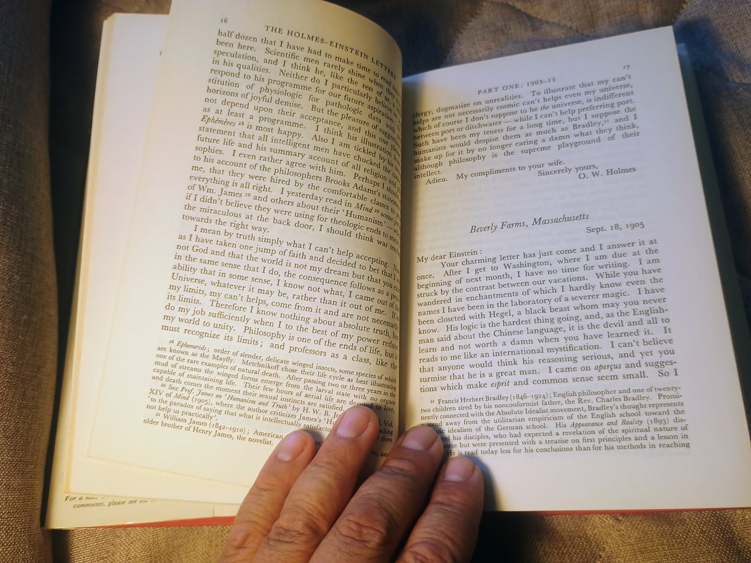 Holmes-Einstein Letters Peabody 1965 Second Printing History St. Martin’s Press