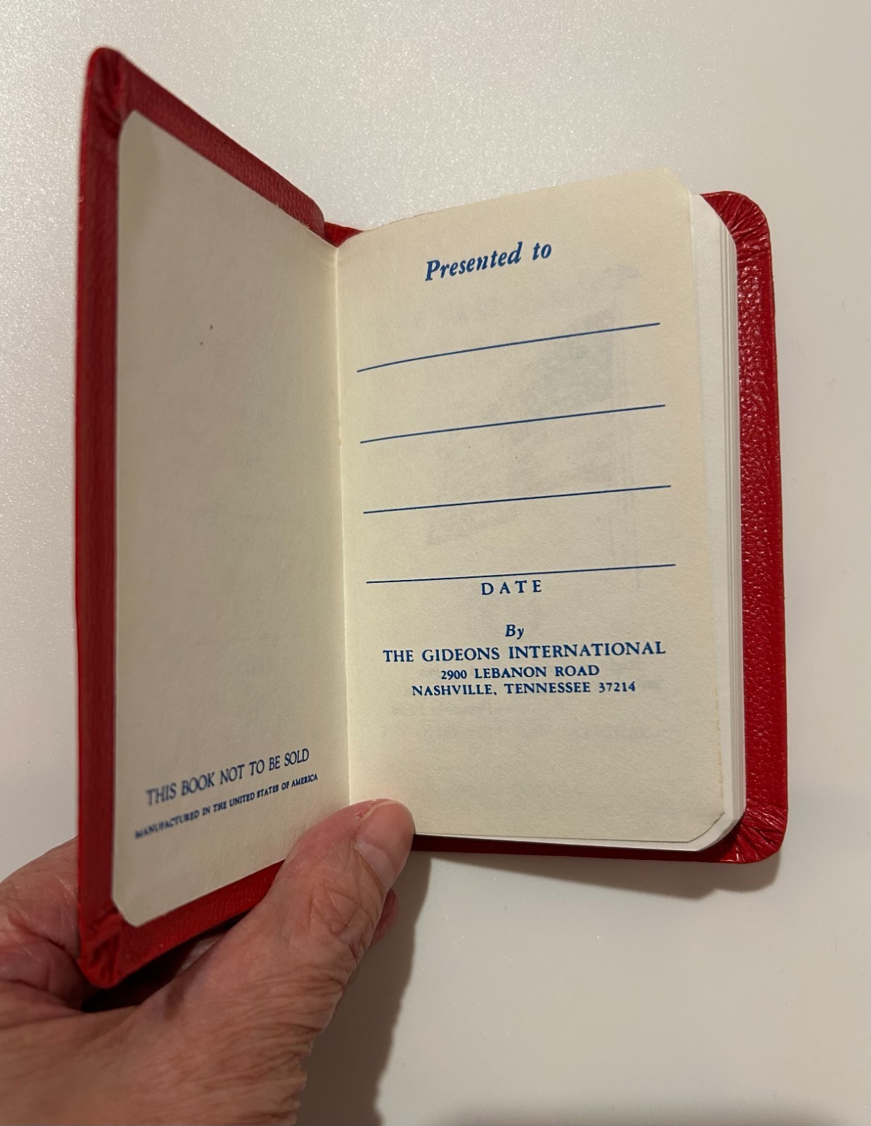 Brand New Gideons Vintage Pocket NIV Bible – New Testament Psalms Proverbs 1985