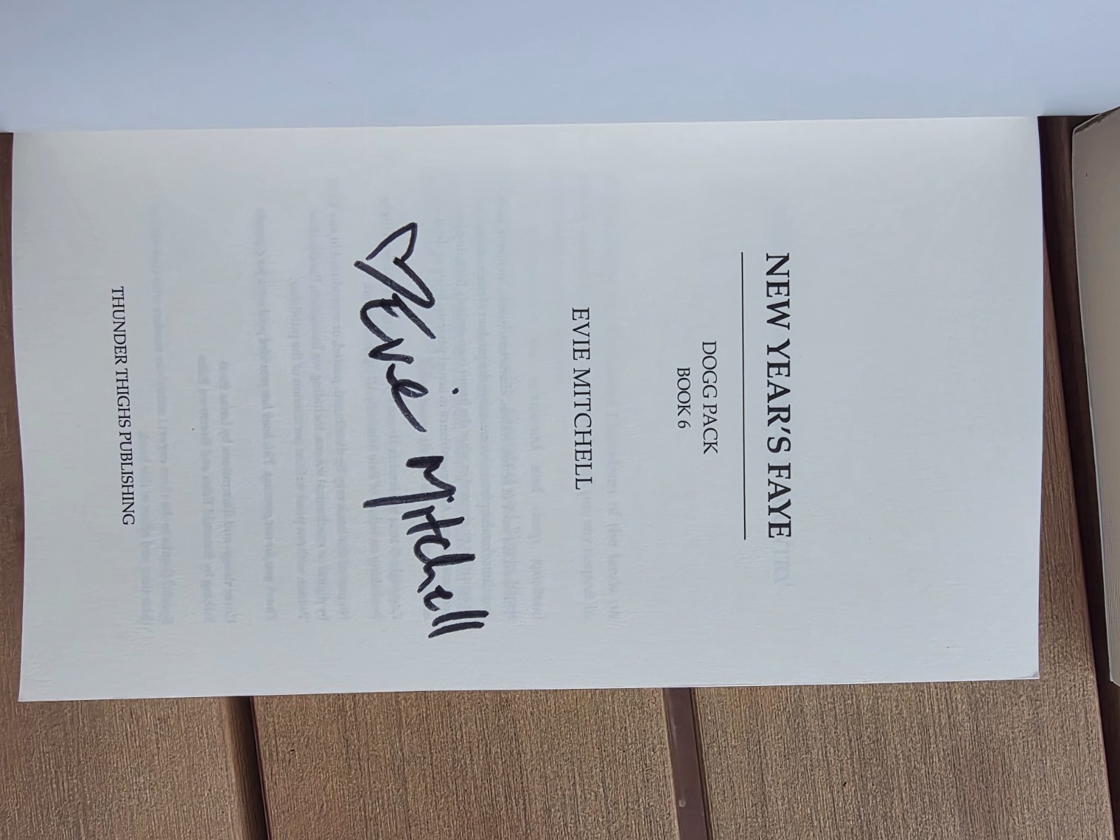 Evie Mitchell RARE book signing bundle
