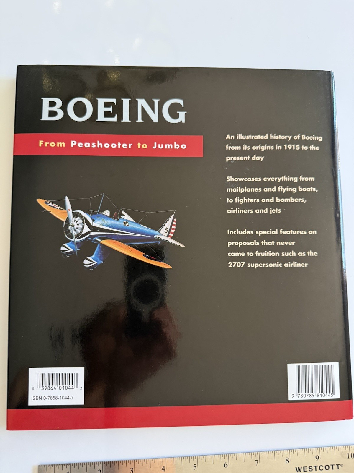 Boeing from Peashooter to Jumbo by David Lee~128 pages~Illustrated~Large book~HC