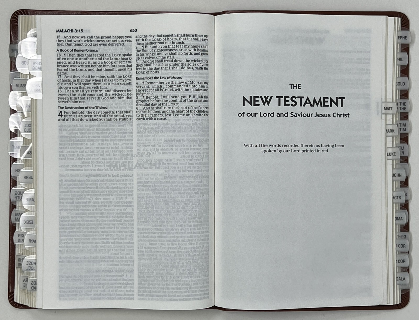 The Holy Bible: KJV: Red Letter Ed. – 2012 Leather SC Pub. by Worthy Publishing