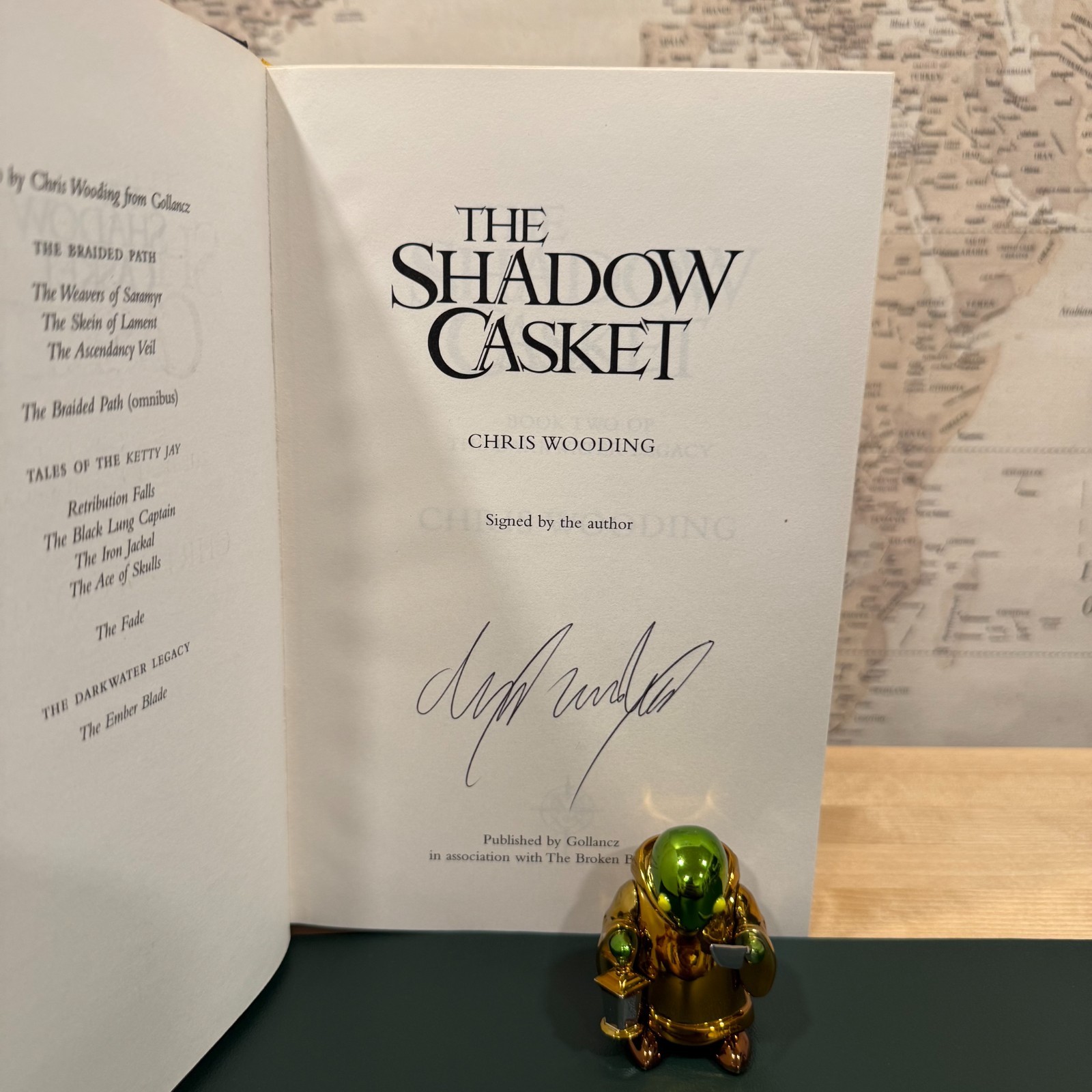 The Ember Blade + The Shadow Casket by Chris Wooding (The Broken Binding SIGNED)