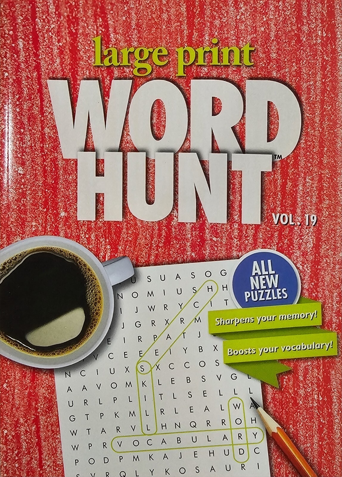PAPP Large Print Word Hunt Puzzle Books, Largest Selection of Volumes, You Pick!