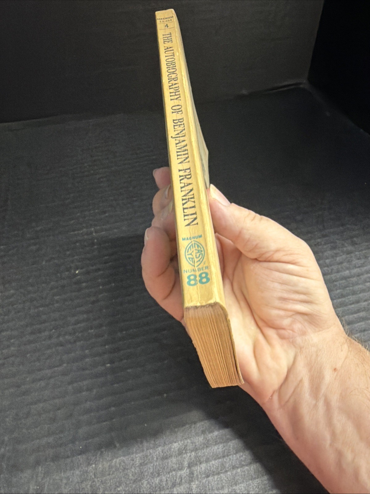 THE AUTOBIOGRAPHY OF BENJAMIN FRANKLIN Magnum Easy Eye PB Complete & Unabridged