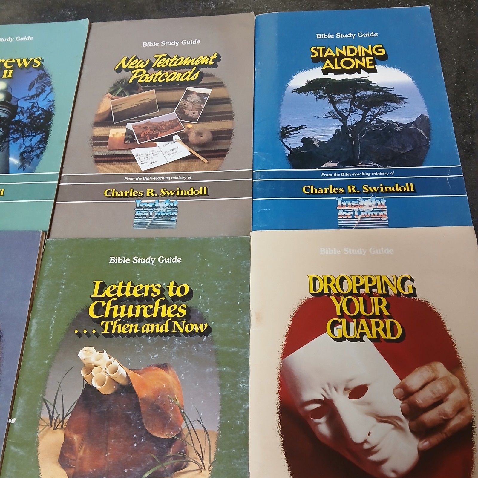 Charles R. Swindoll Pamphlet Lot of 12 Bible Study Guides 1980-1983
