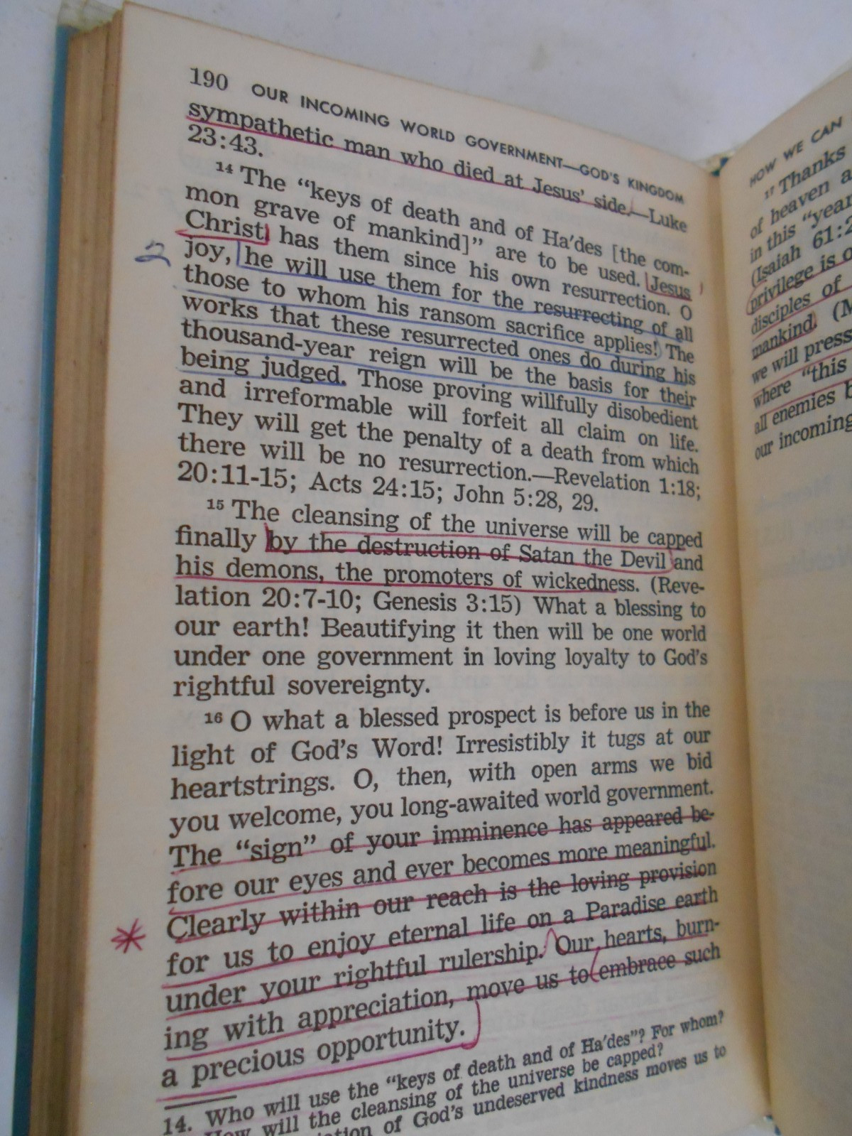 Our Incoming World Government God’s Kingdom HC 1977 Watchtower Tract & Bible Soc