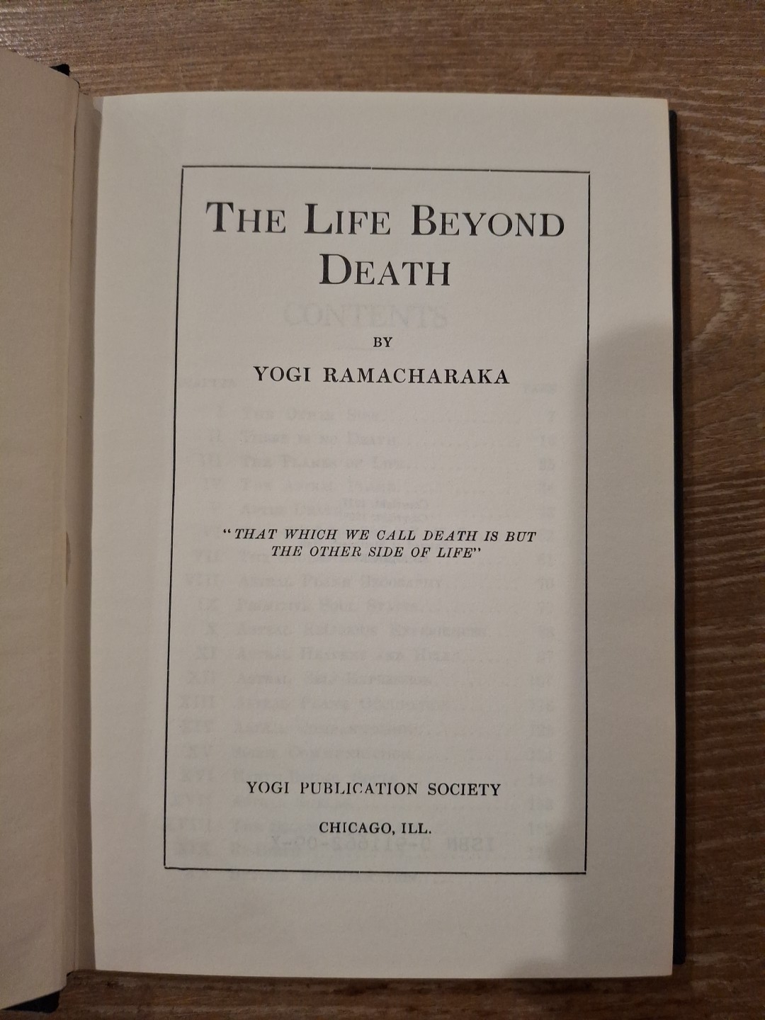 The Life Beyond Death by Yogi Ramacharaka HB 1937 Reprint – ESOTERIC OCCULT