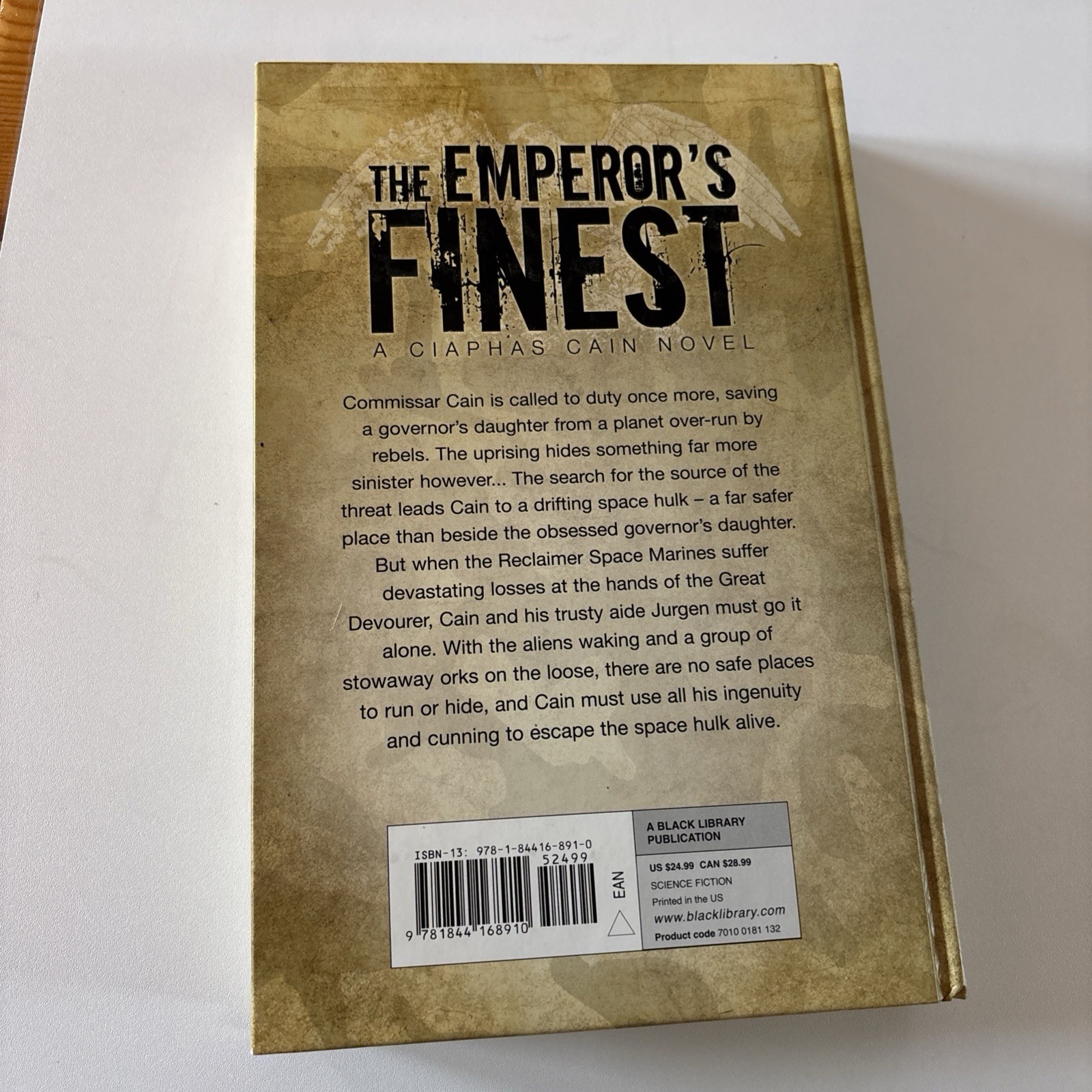 Warhammer 40K: Ciaphas Cain: The Emperor’s Finest by Sandy Mitchell ~ Hardcover