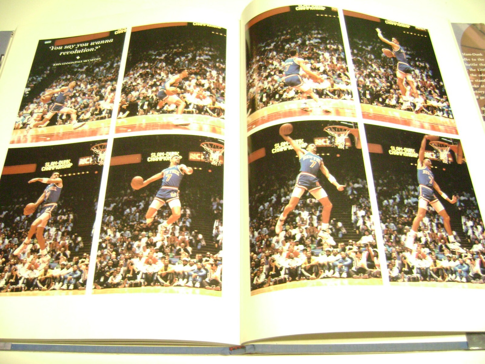 Huge 1993 Hardcover Book NBA JAM SESSION, Photo Salute to the Dunk, 168 pages