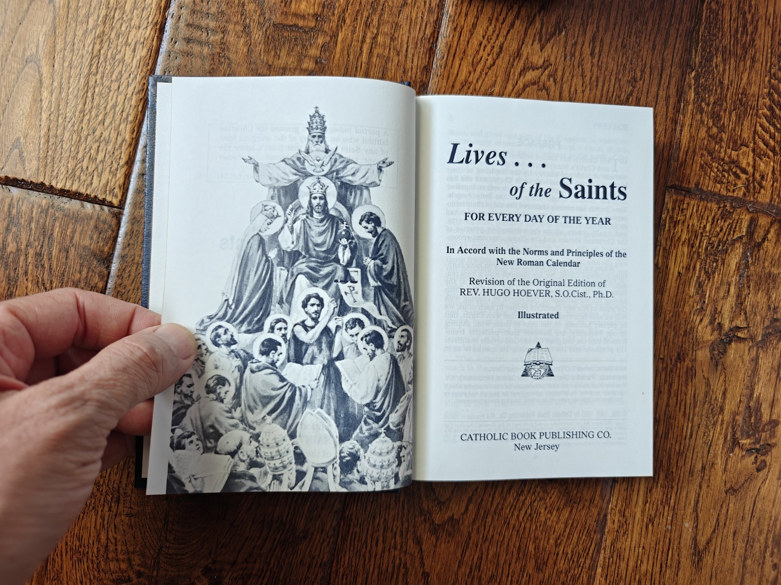 Lives of the Saints 2-Volume Set Illustrated Hardcover Catholic Book Publishing