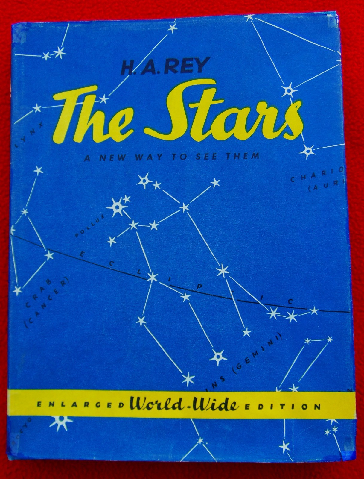 „THE STARS, A NEW WAY TO SEE THEM“ ~1966~ DUST COVER=STAR MAP~HARDBACK~161 PAGES