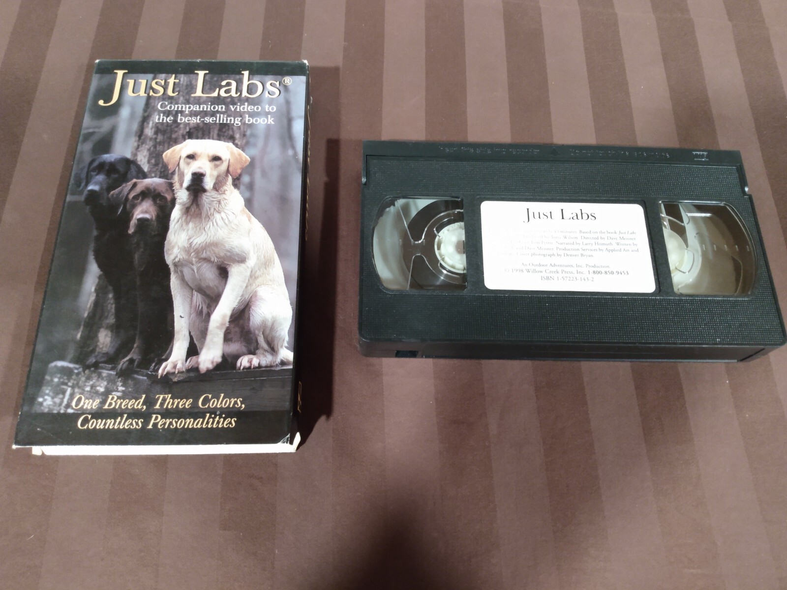 Just Labs : One Breed, Three Colors, Countless Personalities (VHS) 1998 RARE!