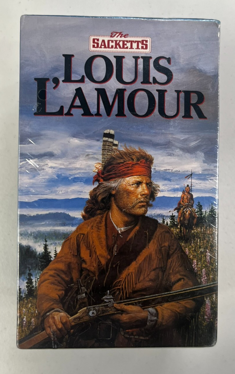 Louis L’Amour The Sacketts Box Set 6 Paperbacks Western Adventure Books Sealed