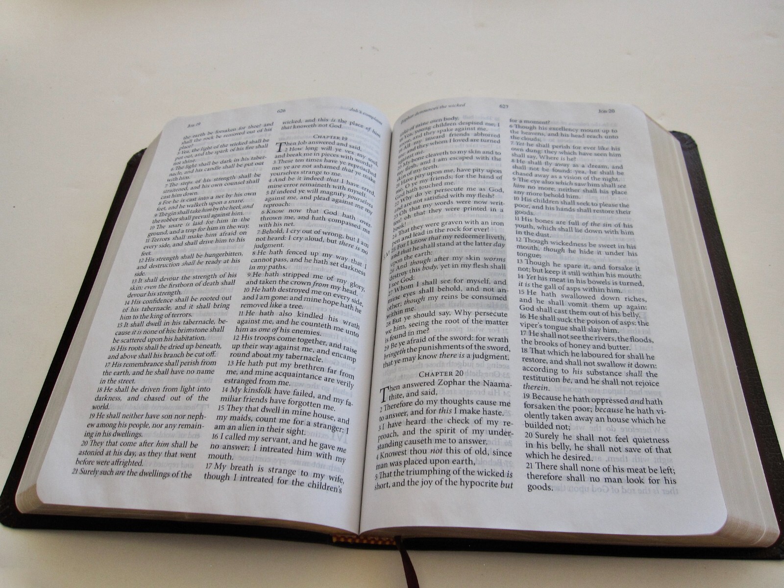 Jack Van Impe Prophecy Bible KJV Red Letter Edition Brown Leather Cover USA