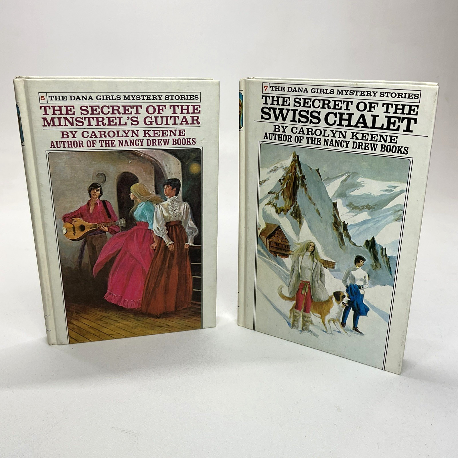 The Dana Girls Mystery Lot 2 Carolyn Keene 1972 ’73 Minstrel Guitar Swiss Chalet