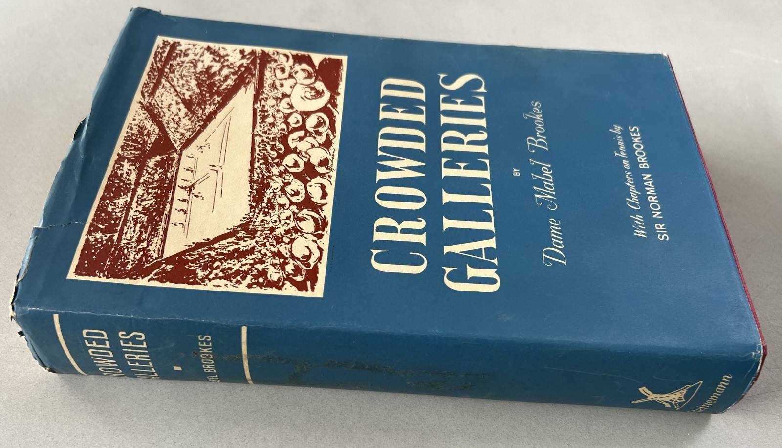 Vintage 1957 Crowded Galleries By Dame Mabel Brookes Hardcover Book