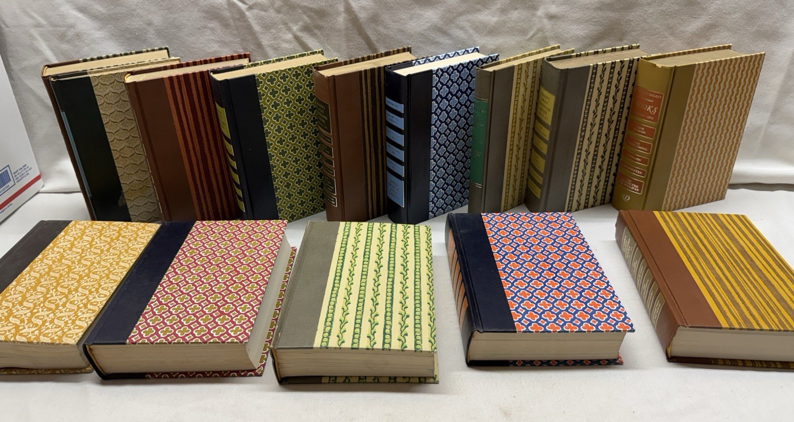 Readers Digest Condensed Books – HC Staging Decor Multicolor – 1970’s Lot of 14