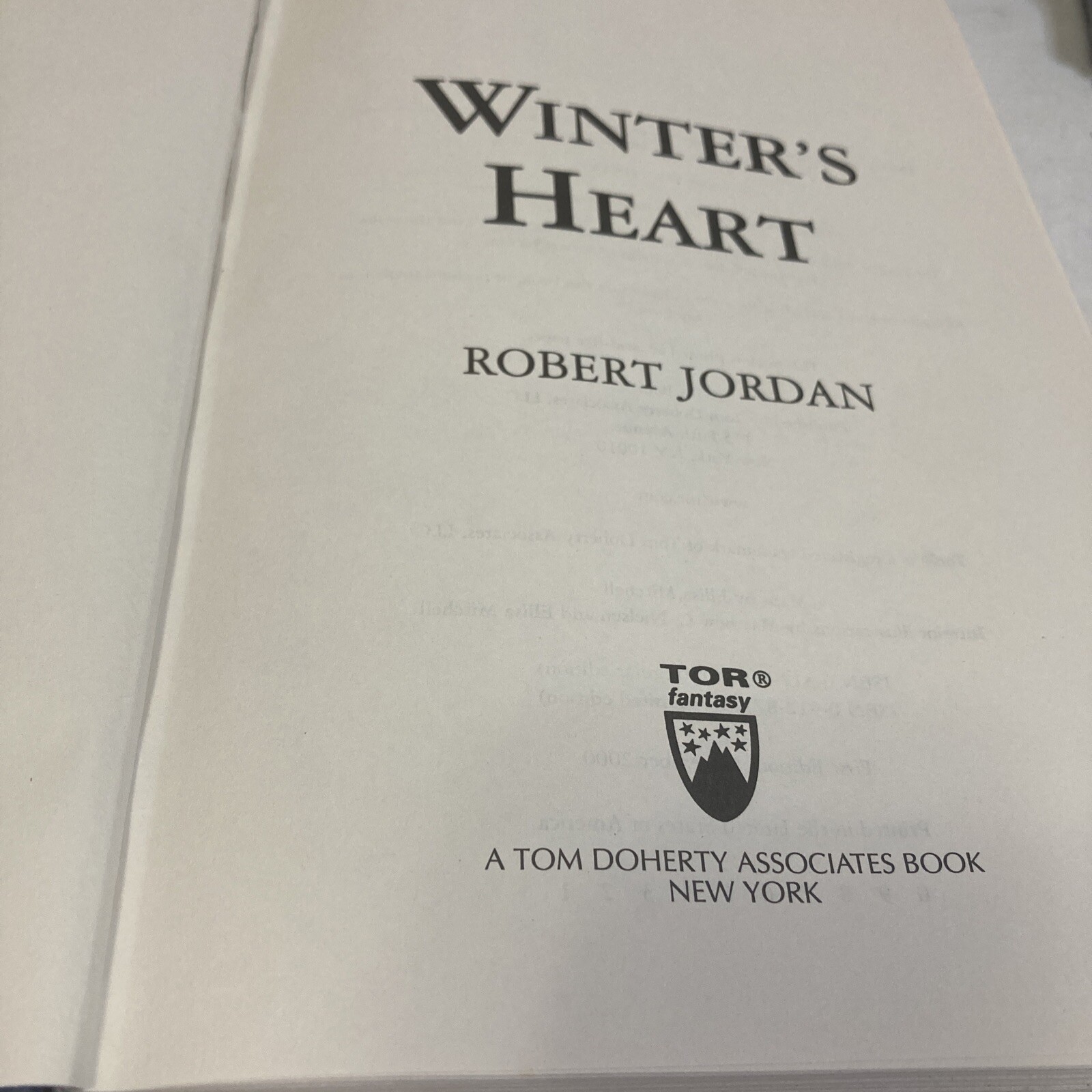 Wheel of Time Ser.: Winter’s Heart : Book Nine of the Wheel of Time 1st Edition