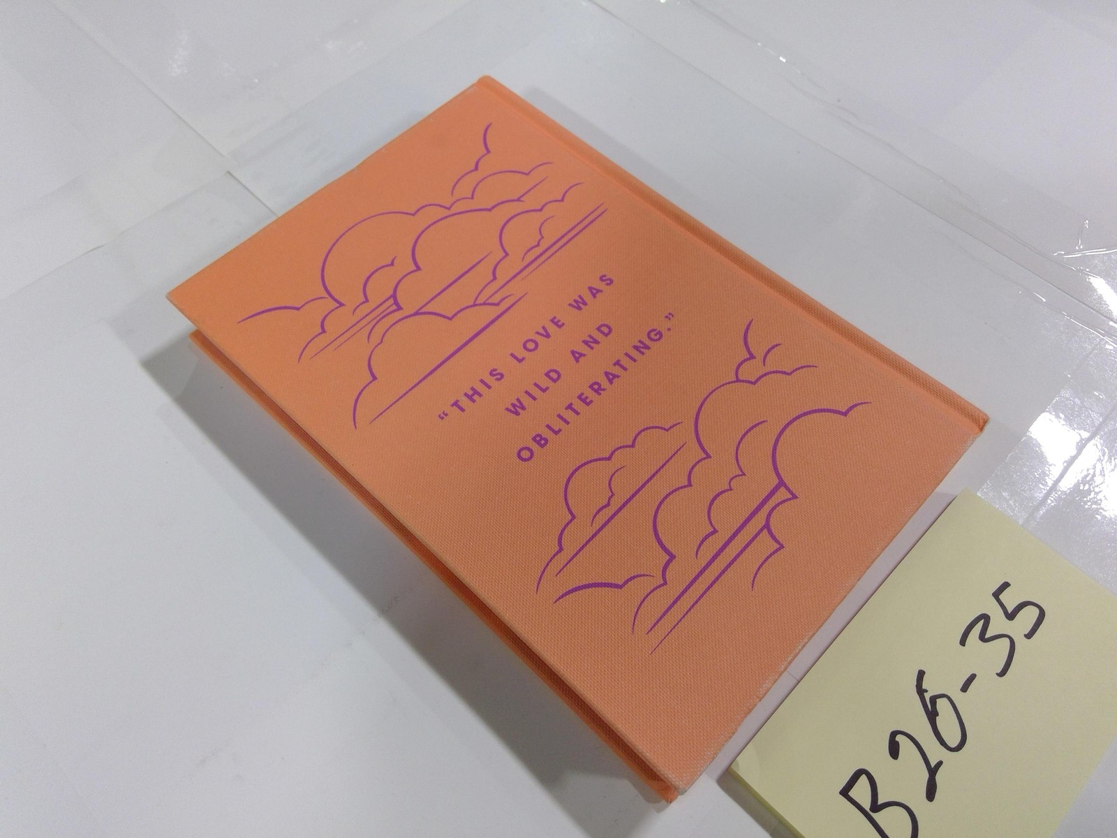 Our Perfect Storm Carley Fortune Adult Romance Fiction Hardcover Orange