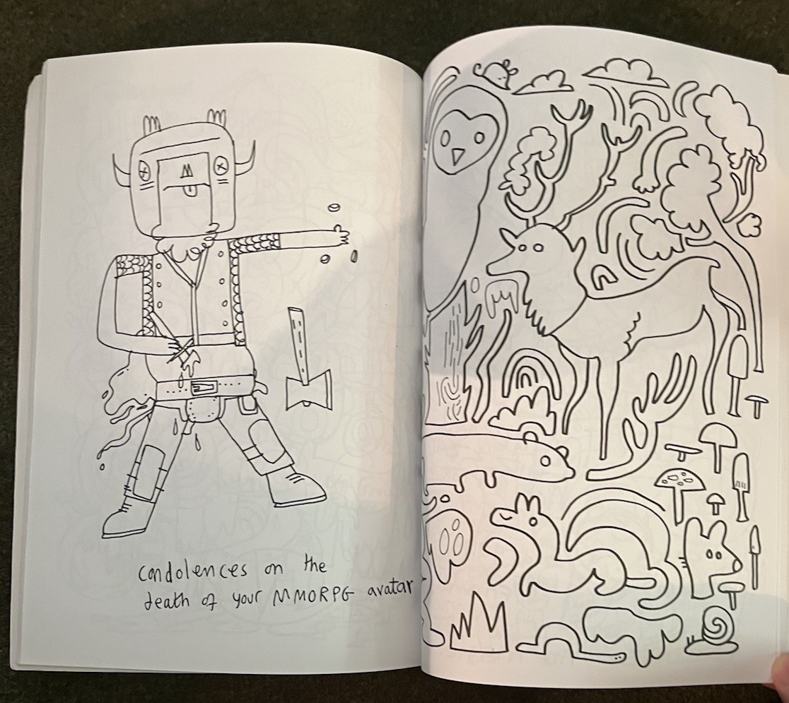 Color ME Silly Coloring Book 84 Pages Jon Burgerman Graffiti Pop Art