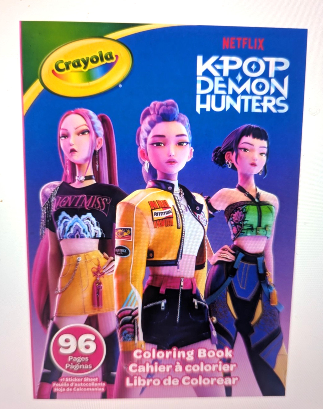 Lot Of 10 K Pop Demon Hunters Coloring Book BRAND NEW KPOP Rumi Derpy Saja Boys