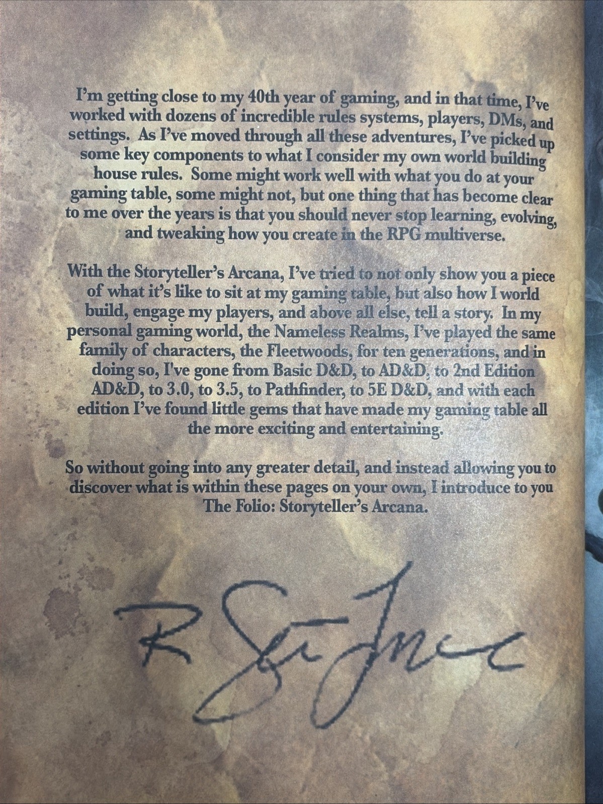 The Folio – The Storyteller’s Arcana – Art of the Genre RPG