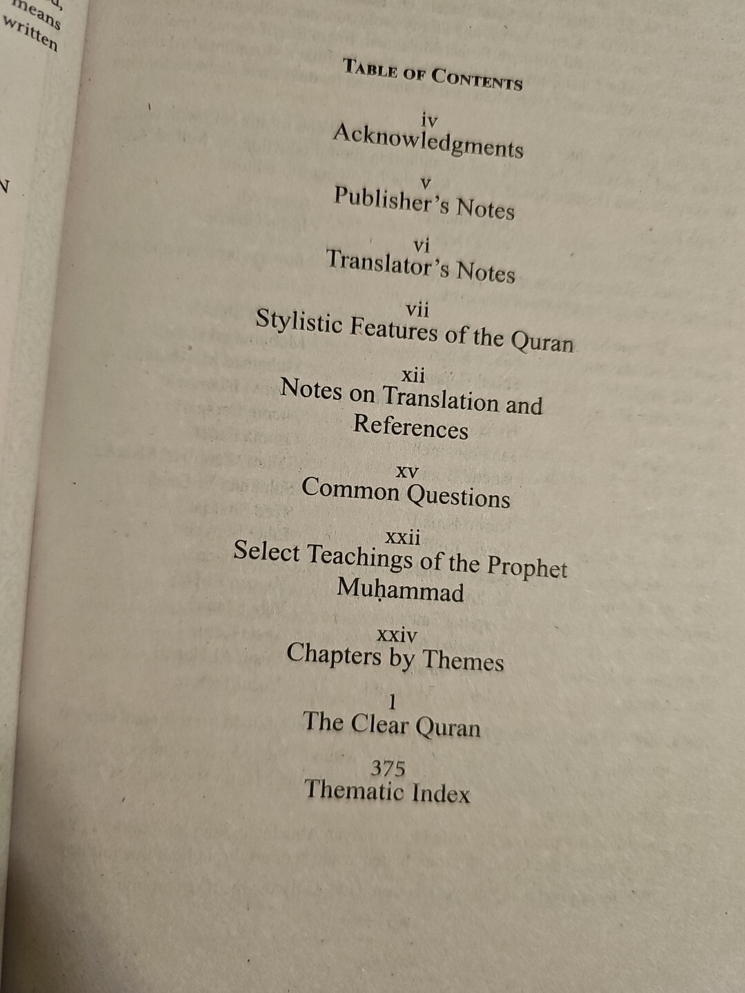 The Clear Quran Dr. Mustafa Khattab Thematic English Translation Paperback