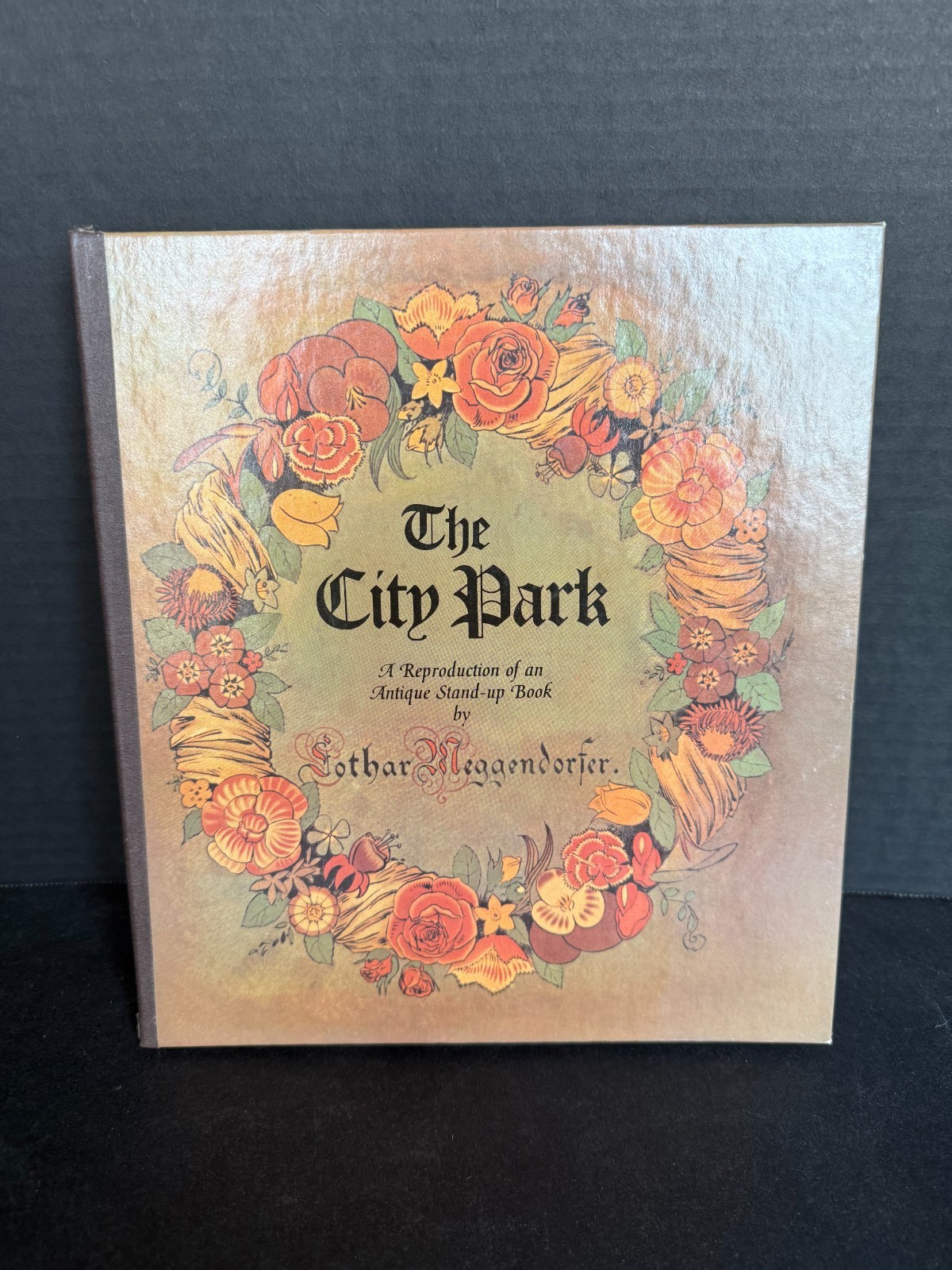 Lothar Meggendorfer The City Park Antique Stand-Up Pop-Up Book Reproduction