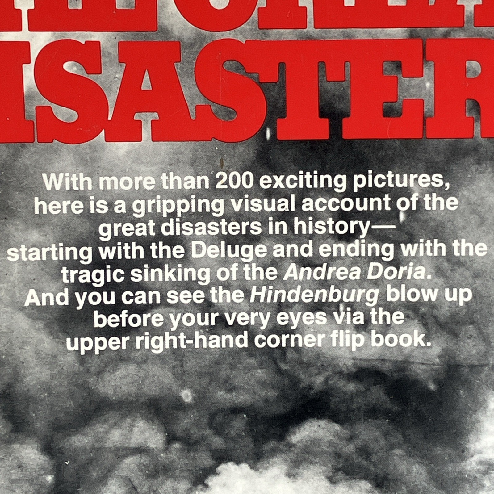 The Great Disasters 1st Edition Maloney 10.5”x8” 184 Page Paperback 1976