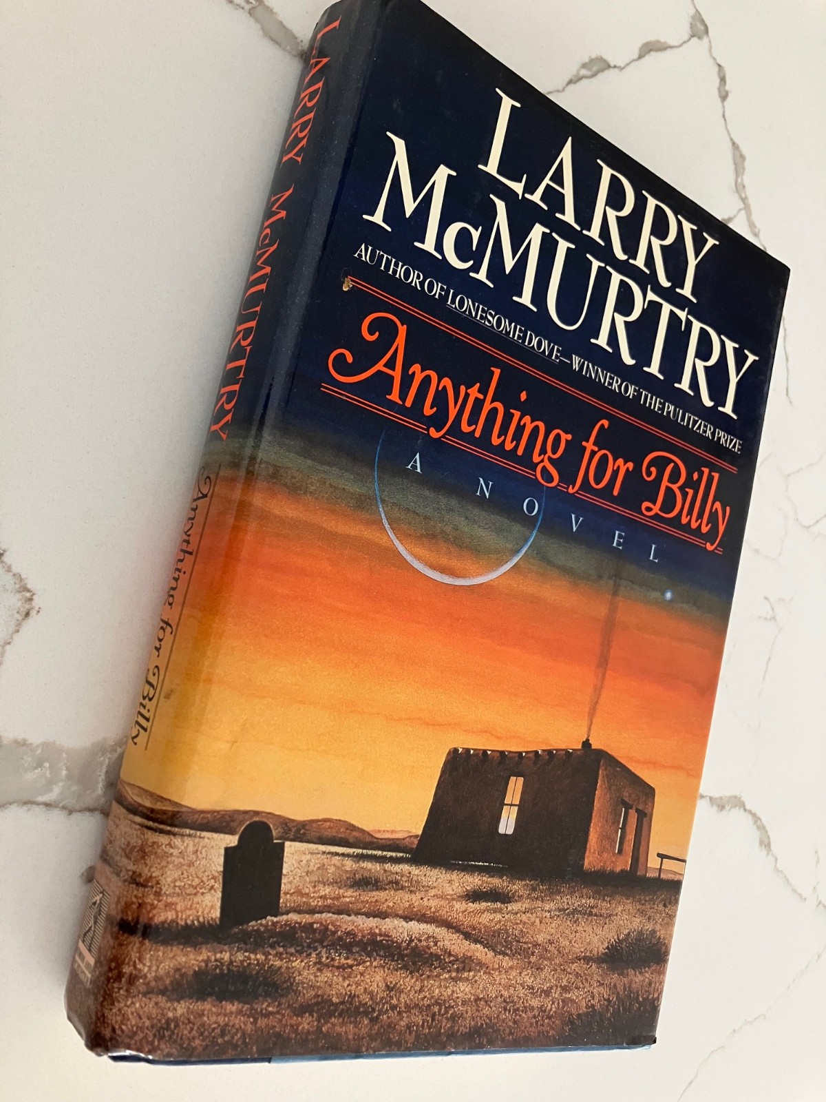 ANYTHING FOR BILLY by Larry McMurtry – 1988 First Edition, 1st Printing HCDJ